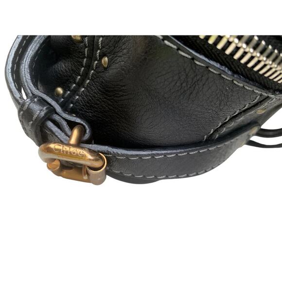 Authentic Chloe Paddington Tote Bag Black Leather - Picture 6 of 15